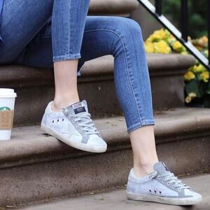 Golden Goose Superstar Glitter Sneakers